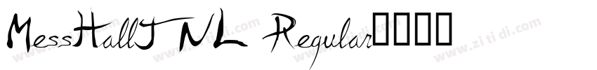 MessHallJNL Regular字体转换